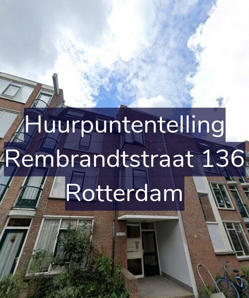 Foto gevel Huurpuntentelling voor Rembrandtstraat 136, Rotterdam
