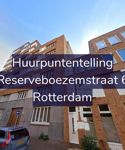 Foto gevel Huurpuntentelling voor Reserveboezemstraat 6, Rotterdam
