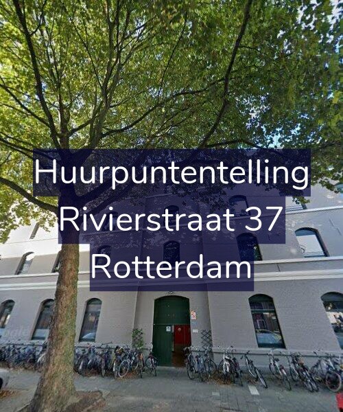 Foto gevel Huurpuntentelling voor Rivierstraat 37, Rotterdam
