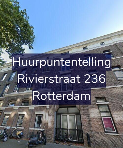 Foto gevel Huurpuntentelling voor Rivierstraat 236, Rotterdam