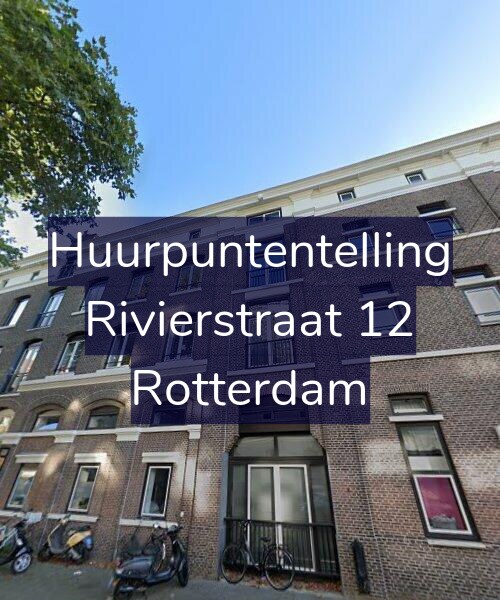 Foto gevel Huurpuntentelling voor Rivierstraat 12, Rotterdam