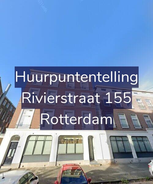 Foto gevel Huurpuntentelling voor Rivierstraat 155, Rotterdam