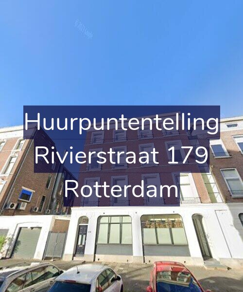 Foto gevel Huurpuntentelling voor Rivierstraat 179, Rotterdam