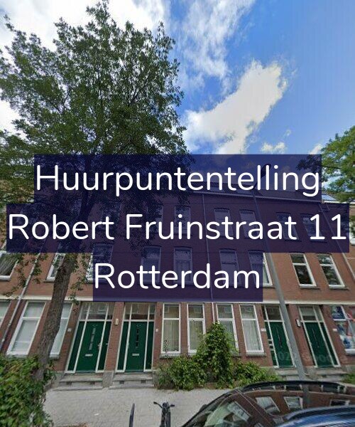 Foto gevel Huurpuntentelling voor Robert Fruinstraat 11, Rotterdam