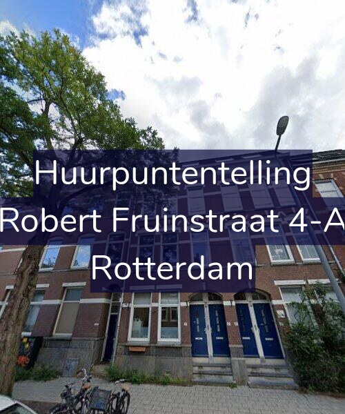 Foto gevel Huurpuntentelling voor Robert Fruinstraat 4-A, Rotterdam