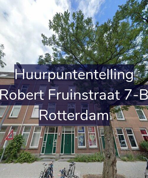 Foto gevel Huurpuntentelling voor Robert Fruinstraat 7-B, Rotterdam