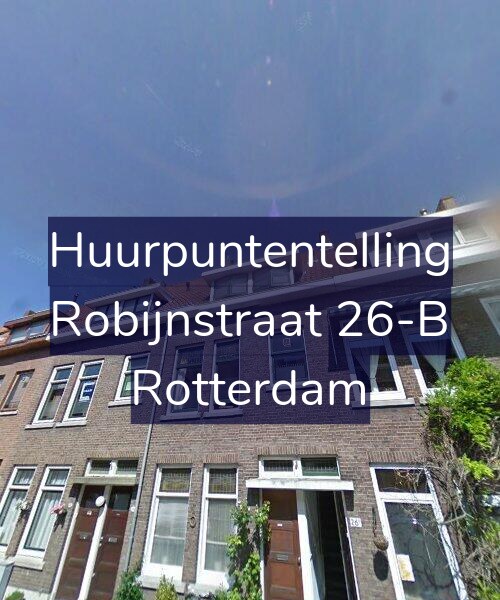 Foto gevel Huurpuntentelling voor Robijnstraat 26-B, Rotterdam