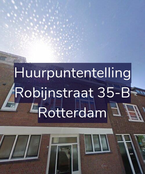 Foto gevel Huurpuntentelling voor Robijnstraat 35-B, Rotterdam
