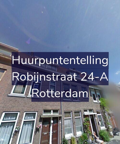 Foto gevel Huurpuntentelling voor Robijnstraat 24-A, Rotterdam