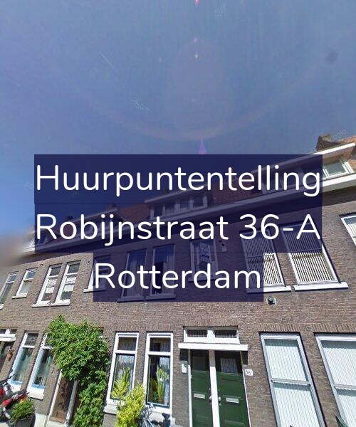 Foto gevel Huurpuntentelling voor Robijnstraat 36-A, Rotterdam