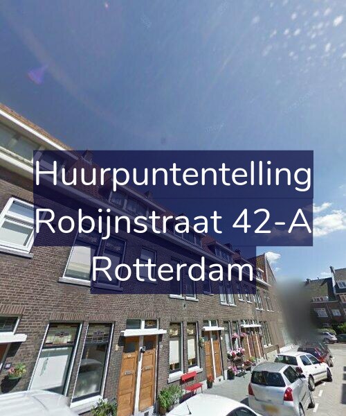 Foto gevel Huurpuntentelling voor Robijnstraat 42-A, Rotterdam