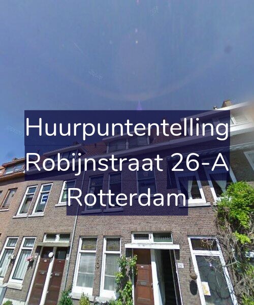 Foto gevel Huurpuntentelling voor Robijnstraat 26-A, Rotterdam