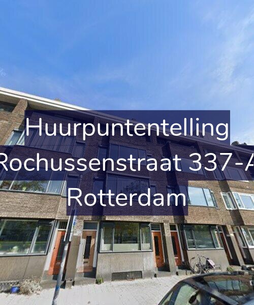 Foto gevel Huurpuntentelling voor Rochussenstraat 337-A, Rotterdam