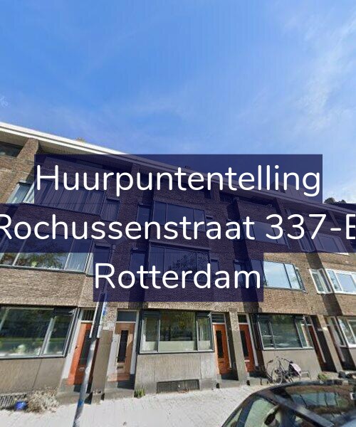 Foto gevel Huurpuntentelling voor Rochussenstraat 337-B, Rotterdam