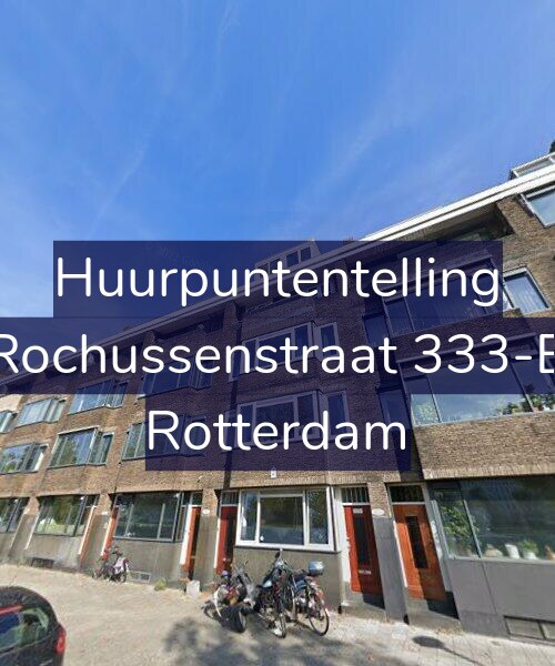 Foto gevel Huurpuntentelling voor Rochussenstraat 333-B, Rotterdam