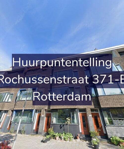 Foto gevel Huurpuntentelling voor Rochussenstraat 371-B, Rotterdam