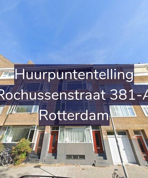Foto gevel Huurpuntentelling voor Rochussenstraat 381-A, Rotterdam