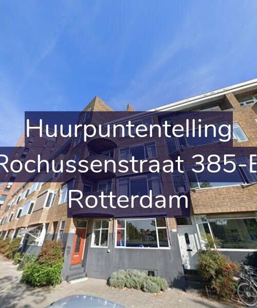 Foto gevel Huurpuntentelling voor Rochussenstraat 385-B, Rotterdam