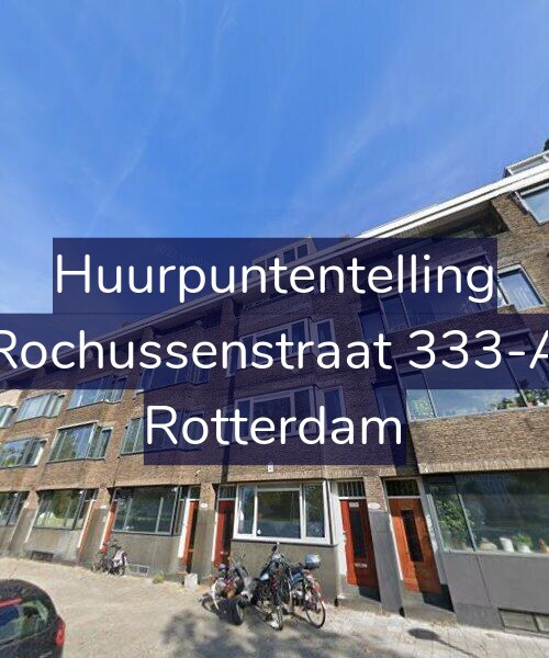 Foto gevel Huurpuntentelling voor Rochussenstraat 333-A, Rotterdam