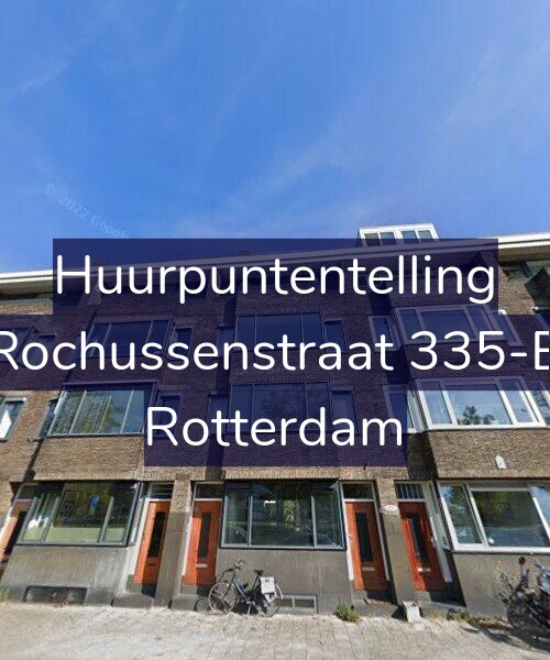 Foto gevel Huurpuntentelling voor Rochussenstraat 335-B, Rotterdam