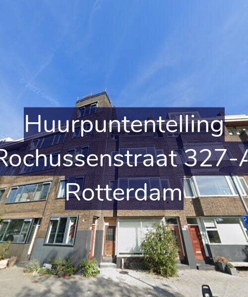 Foto gevel Huurpuntentelling voor Rochussenstraat 327-A, Rotterdam