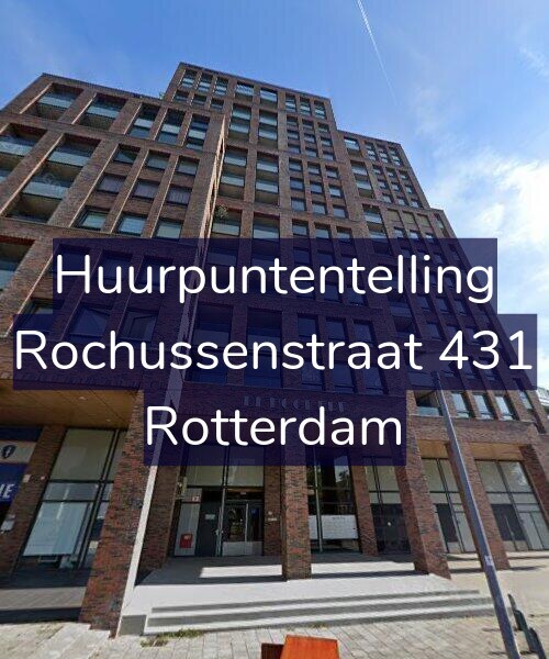 Foto gevel Huurpuntentelling voor Rochussenstraat 431, Rotterdam