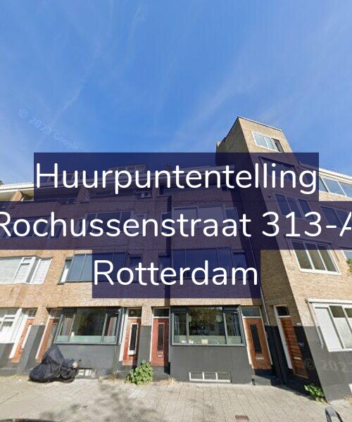 Foto gevel Huurpuntentelling voor Rochussenstraat 313-A, Rotterdam