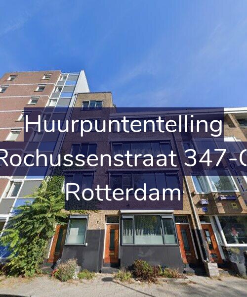 Foto gevel Huurpuntentelling voor Rochussenstraat 347-C, Rotterdam