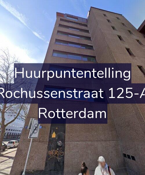 Foto gevel Huurpuntentelling voor Rochussenstraat 125-A, Rotterdam