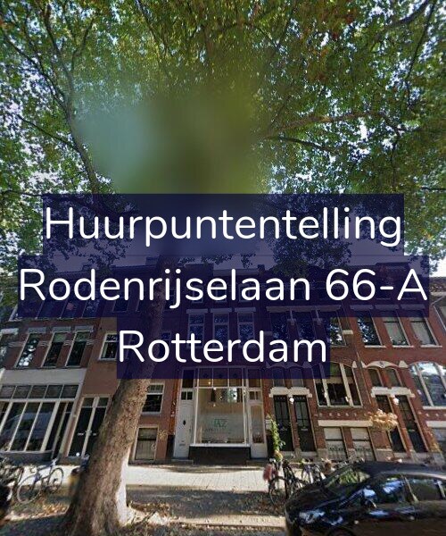 Foto gevel Huurpuntentelling voor Rodenrijselaan 66-A, Rotterdam