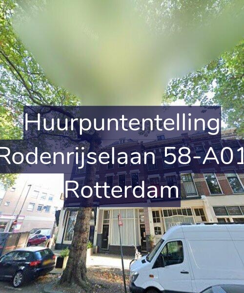 Foto gevel Huurpuntentelling voor Rodenrijselaan 58-A01, Rotterdam
