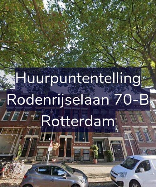 Foto gevel Huurpuntentelling voor Rodenrijselaan 70-B, Rotterdam
