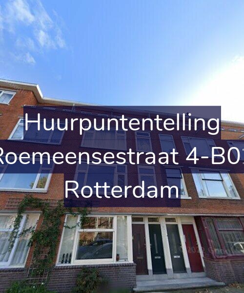 Foto gevel Huurpuntentelling voor Roemeensestraat 4-B02, Rotterdam