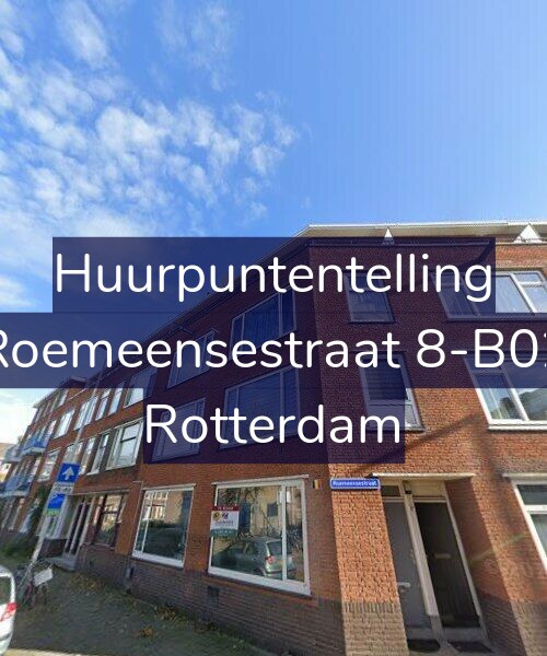 Foto gevel Huurpuntentelling voor Roemeensestraat 8-B02, Rotterdam