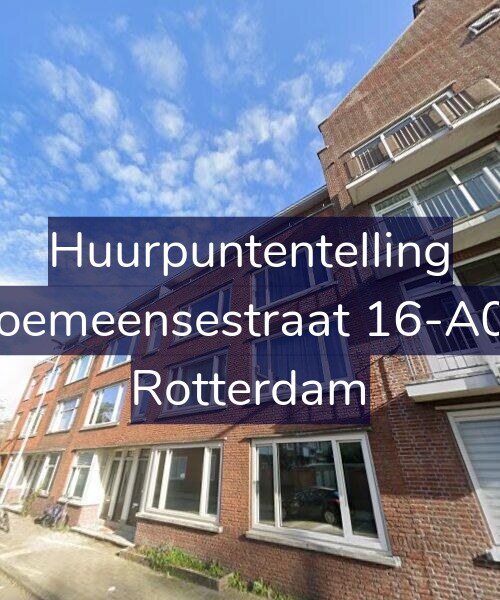 Foto gevel Huurpuntentelling voor Roemeensestraat 16-A01, Rotterdam