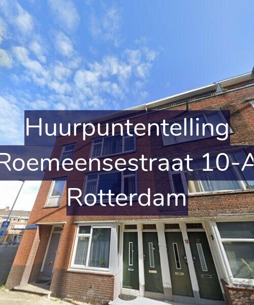 Foto gevel Huurpuntentelling voor Roemeensestraat 10-A, Rotterdam