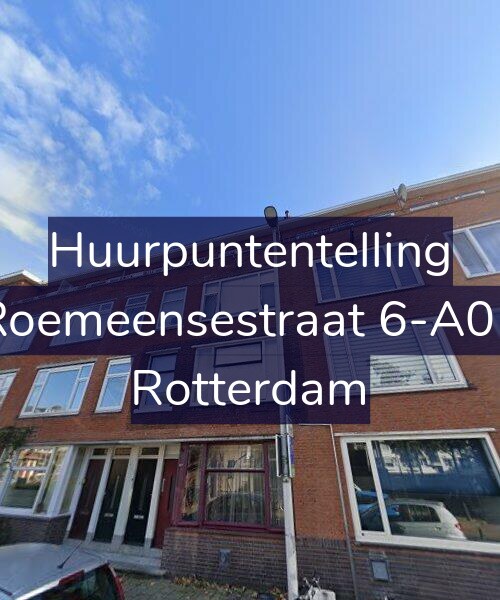 Foto gevel Huurpuntentelling voor Roemeensestraat 6-A01, Rotterdam