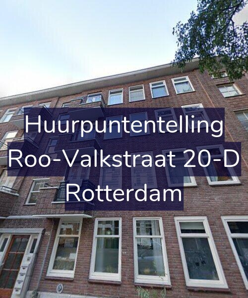 Foto gevel Huurpuntentelling voor Roo-Valkstraat 20-D, Rotterdam