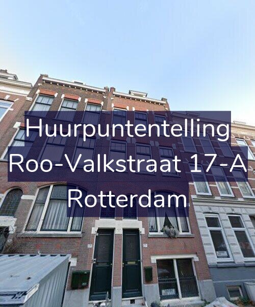 Foto gevel Huurpuntentelling voor Roo-Valkstraat 17-A, Rotterdam