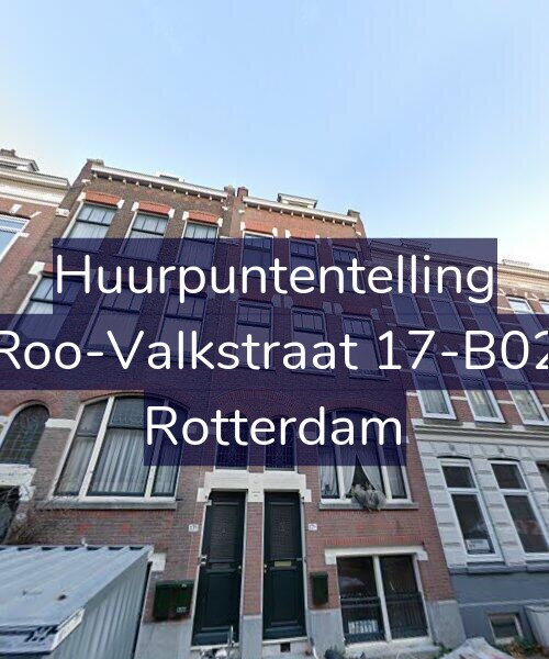Foto gevel Huurpuntentelling voor Roo-Valkstraat 17-B02, Rotterdam