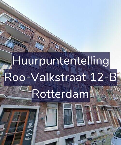 Foto gevel Huurpuntentelling voor Roo-Valkstraat 12-B, Rotterdam
