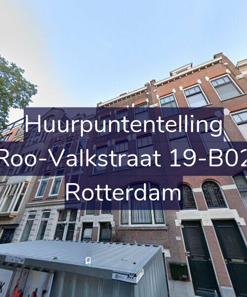 Foto gevel Huurpuntentelling voor Roo-Valkstraat 19-B02, Rotterdam