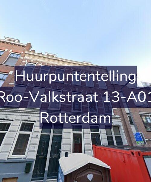 Foto gevel Huurpuntentelling voor Roo-Valkstraat 13-A01, Rotterdam