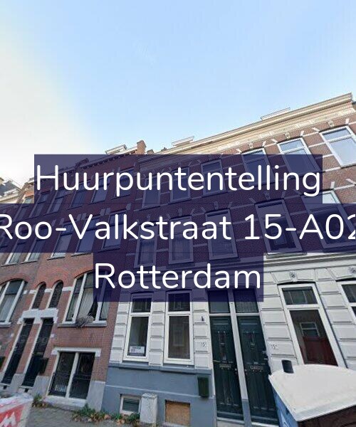 Foto gevel Huurpuntentelling voor Roo-Valkstraat 15-A02, Rotterdam