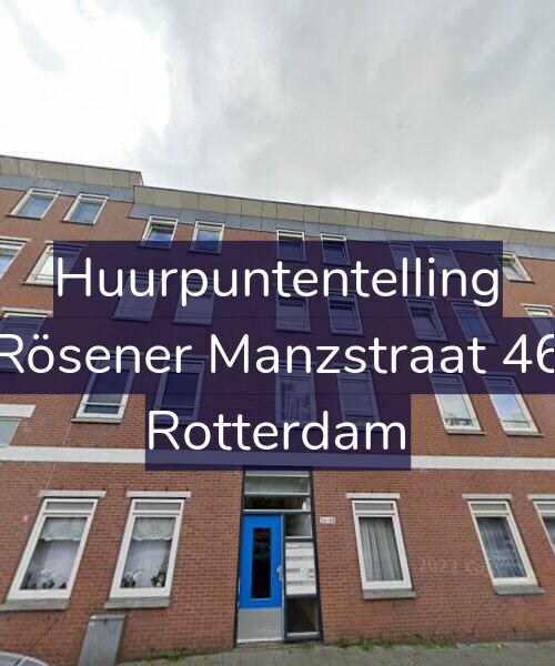 Foto gevel Huurpuntentelling voor Rösener Manzstraat 46, Rotterdam