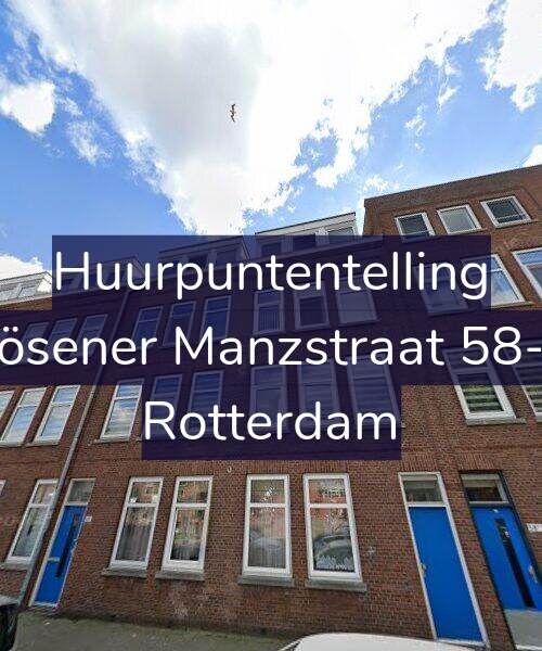 Foto gevel Huurpuntentelling voor Rösener Manzstraat 58-C, Rotterdam
