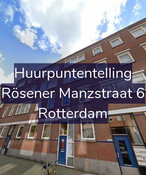 Foto gevel Huurpuntentelling voor Rösener Manzstraat 6, Rotterdam