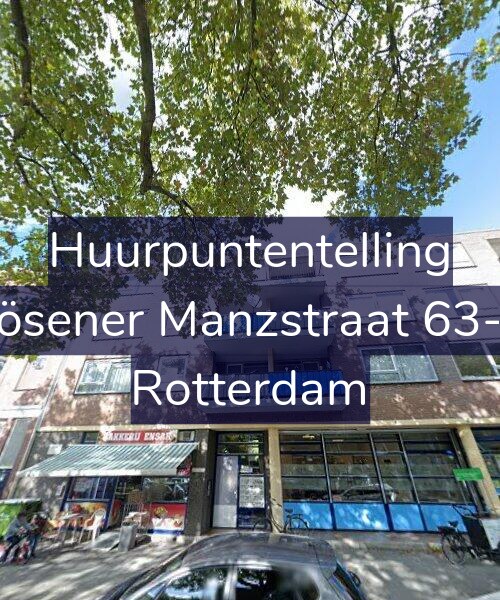 Foto gevel Huurpuntentelling voor Rösener Manzstraat 63-A, Rotterdam