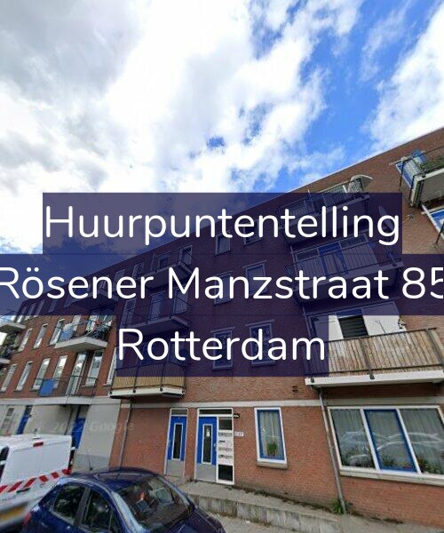 Foto gevel Huurpuntentelling voor Rösener Manzstraat 85, Rotterdam