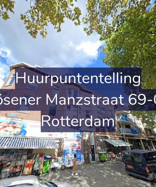 Foto gevel Huurpuntentelling voor Rösener Manzstraat 69-01, Rotterdam